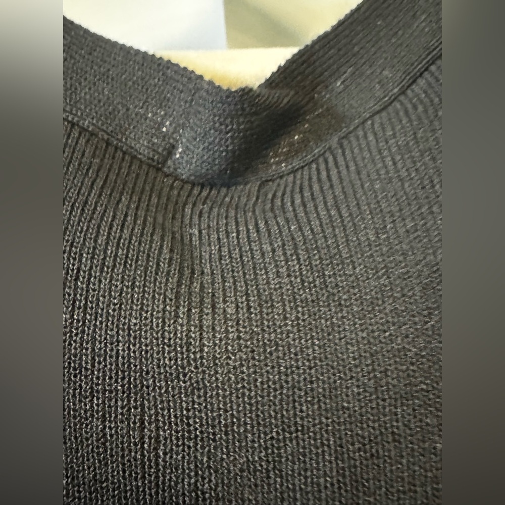 525 America Sleeveless Black Button Front Midi Dress Size M - Picture 11 of 11
